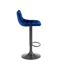 Стул барный HALMAR H95 темно-синий/черный