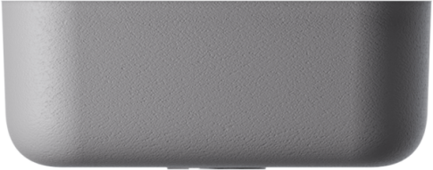 Кухонная мойка из нержавейки Omoikiri Omi 49-U/I-GM вороненая сталь