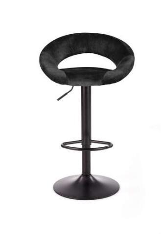 Стул барный HALMAR H102 черный/черный