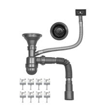 Мойка ARFEKA ECO AR 500*500 BLACK PVD NANO DECOR VOLCANIC ROCK