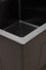 Кухонная мойка из нержавейки BLANTEK LS-5050B Nano black