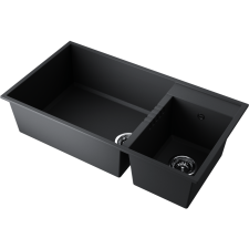 Кухонная мойка Omoikiri Tedori 85-2-U-BL Tetogranit/черный