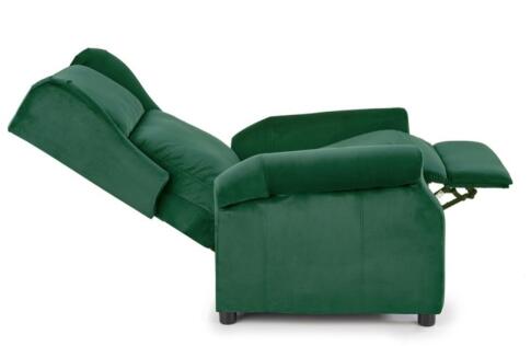 Кресло HALMAR AGUSTIN 2 раскладное, темно-зеленый