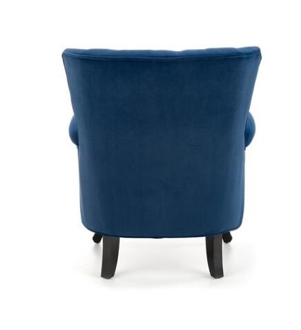 Кресло HALMAR TITAN темно-синий/черный