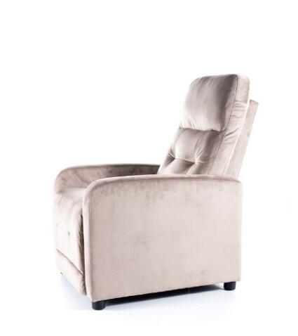 Кресло SIGNAL OTUS Velvet Bluvel 40 раскладное, бежевый