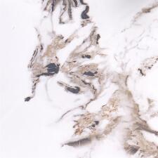 Стол обеденный HALMAR GARET белый мрамор/черный 120