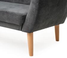 Диван SIGNAL NORDIC 2 Velvet Bluvel 14 серый/бук