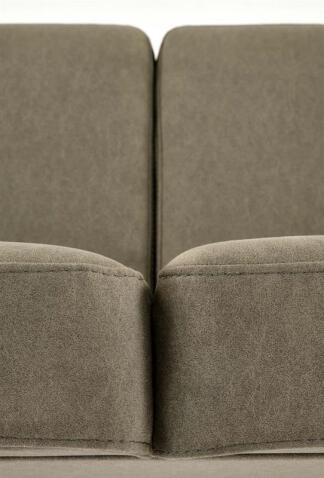 Диван HALMAR MILANO 2S tap. Castel 39 оливковый/орех