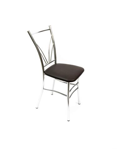 Стул ВВР Соната шоколад/хром, экокожа