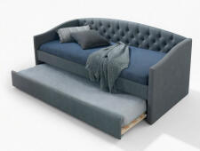 Кровать SIGNAL ALESSIA tap. 23 серый/дуб, 90/200