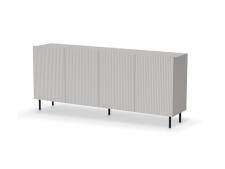 Комод HALMAR PAXOS KM-2 кашемир/черный