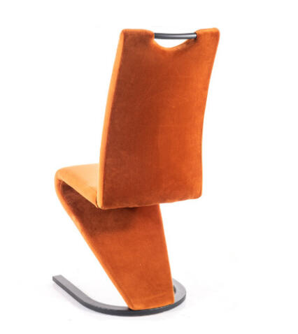 Стул SIGNAL H090 Velvet Bluvel 4215 корица/черный