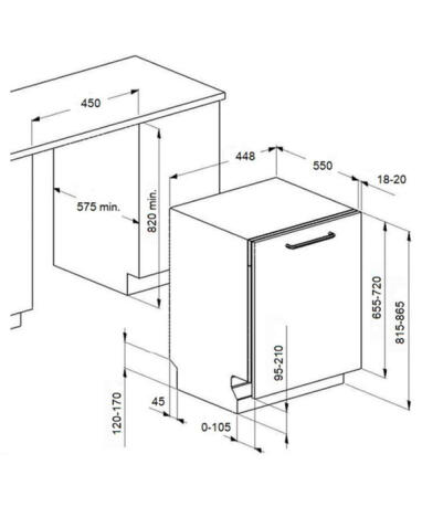 Посудомоечная машина MAUNFELD MLP-082D Light Beam