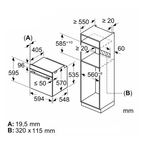 Духовой шкаф BOSCH HBA514BB3