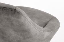 Стул барный HALMAR H102 серый/черный