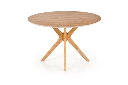 Стол обеденный HALMAR NICOLAS дуб натуральный/дуб натуральный 120