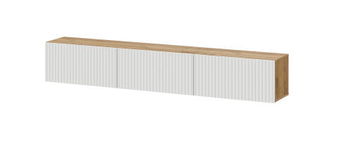 Тумба NN Мебель (МС Байкал К) Дуб Золотой/Белый матовый