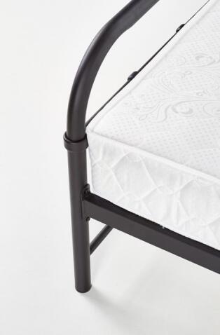 Кровать HALMAR LINDA черный, 120/200