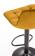 Стул барный HALMAR H95 горчичный/черный