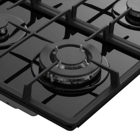 Варочная панель газовая MEFERI MGH604BK GLASS POWER