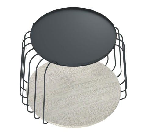 Стол журнальный Sheffilton SHT-CT70M онтарио/антрацит