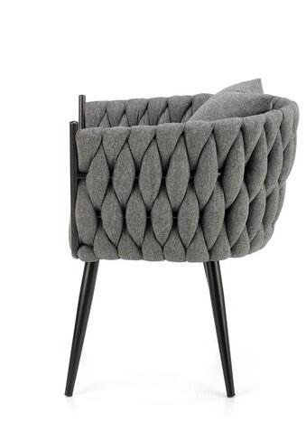 Кресло HALMAR AVATAR серый/черный