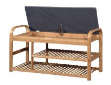 Полка для обуви HALMAR ST-13 натуральный/серый, 100/33/50