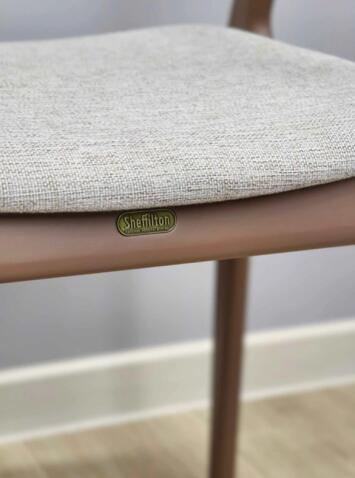 Стул Sheffilton SHT-S202 светлый беж/коричневый