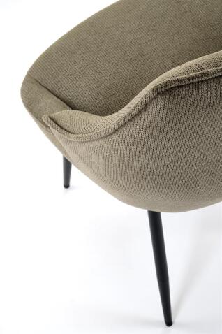 Стул HALMAR K543 оливковый/черный