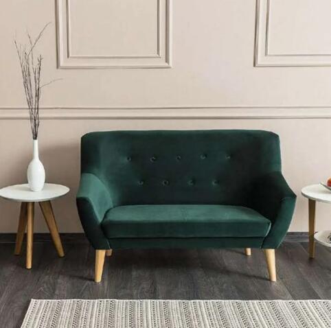 Диван SIGNAL NORDIC 2 Velvet Bluvel 78 зеленый/бук