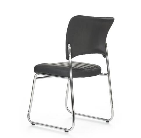 Стул HALMAR RAPID черный/хром