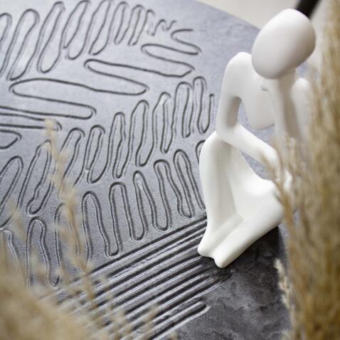 Стол журнальный Sheffilton SHT-CT79-1 мокрый асфальт/черный муар