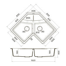 Кухонная мойка Omoikiri Sumi 83C-WH Tetogranit/белый