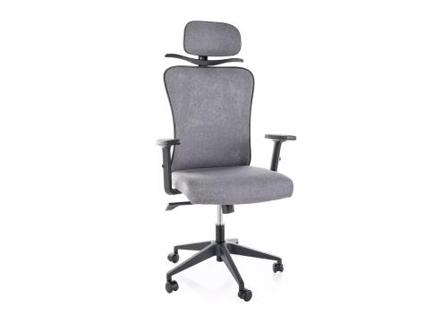 Кресло компьютерное SIGNAL Q080M серый/черный