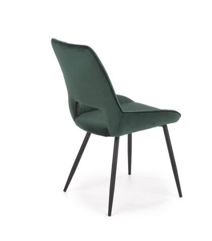 Стул HALMAR K404 темно-зеленый/черный