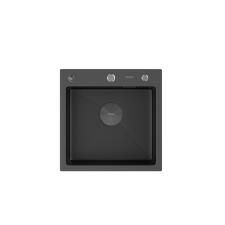 Мойка ARFEKA ECO AR 450*450 POP-UP BLACK PVD NANO DECOR MILLET GRAINS (настольная)