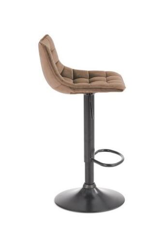 Стул барный HALMAR H95 бежевый/черный