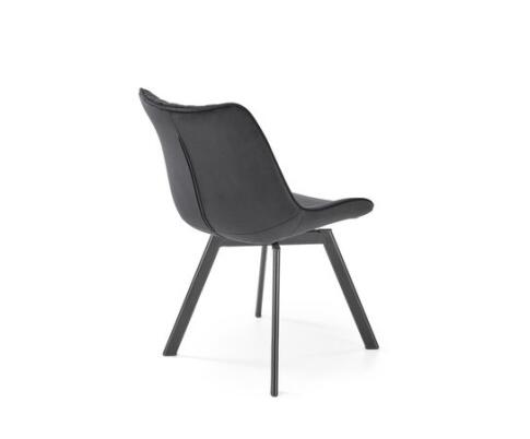 Стул HALMAR K520 черный/черный, поворотный