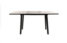 Стол ВВР Миллер бискайская сосна/черный №3, Пластик 120-160/80