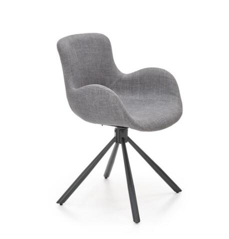 Стул HALMAR K475 серый/черный