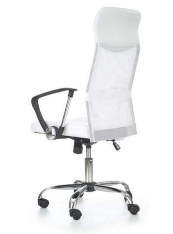 Кресло компьютерное HALMAR VIRE белый/хром