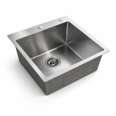 Кухонная мойка из нержавейки BLANTEK LS-5050S Brushed