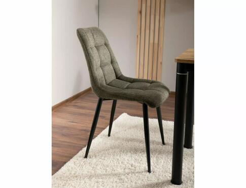 Стул SIGNAL CHIC Brego 77 оливковый/черный