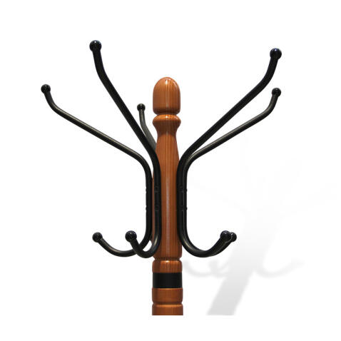 Вешалка  Sheffilton SHT-CR12 артикул В1-75 светлый орех/черный/мрамор