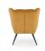 Кресло HALMAR BYRON горчичный/черный