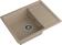 Кухонная мойка GRANFEST QUADRO Q-650L песочный