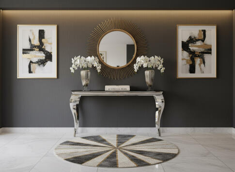 Консоль SIGNAL PRINCE С черный/хром 120/40