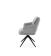 Стул HALMAR K570 серый/черный, поворотный