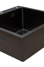 Кухонная мойка из нержавейки BLANTEK LS-5050HN Honeycomb Nano black