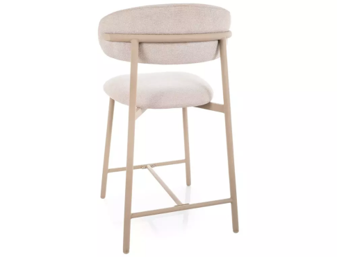 Стул барный SIGNAL ELTON H-2 Brego 22 светло-бежевый/кашемир